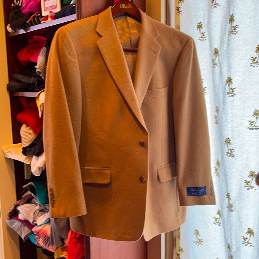 Turnbury Pure Camel Hair Sport Coat/Blazer 40R